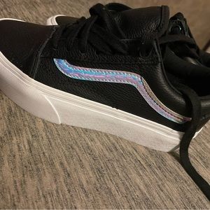 Brand new vans worn one to try on